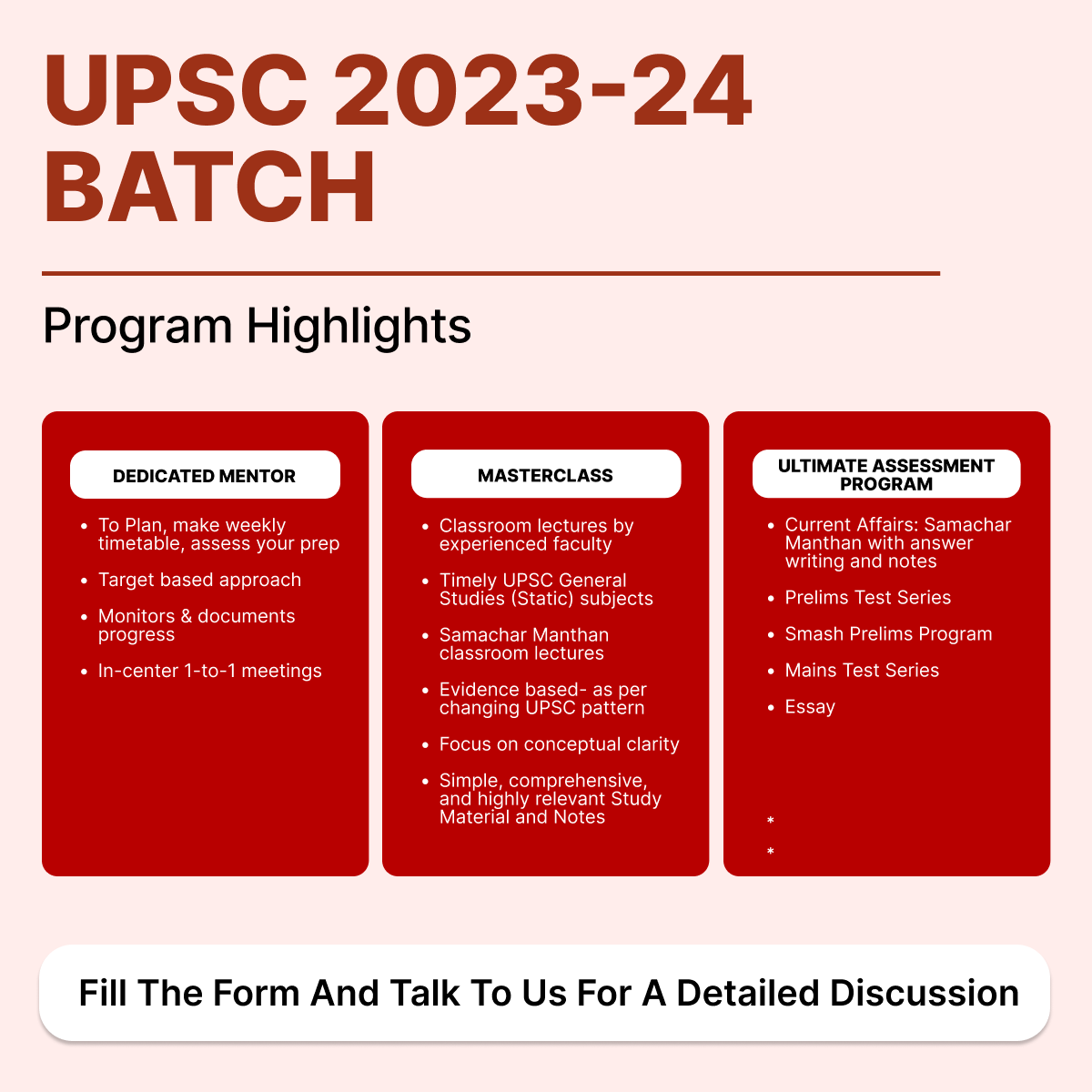 UPSC 2024 Foundation March batch launched | IAS-IPS as Super Mentor ...