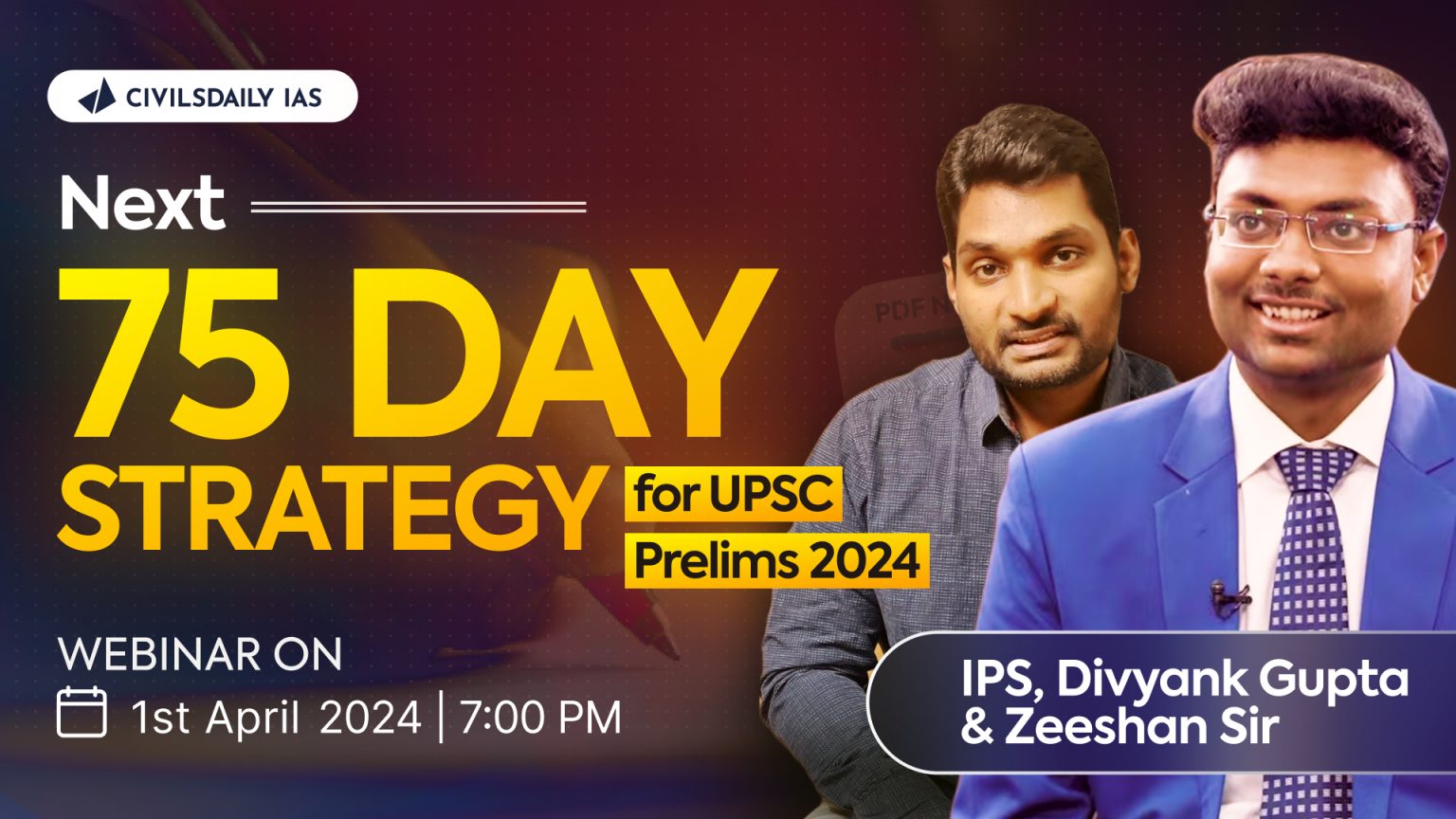 Next 75-day strategy for UPSC Prelims 2024 – Gain a competitive edge ...