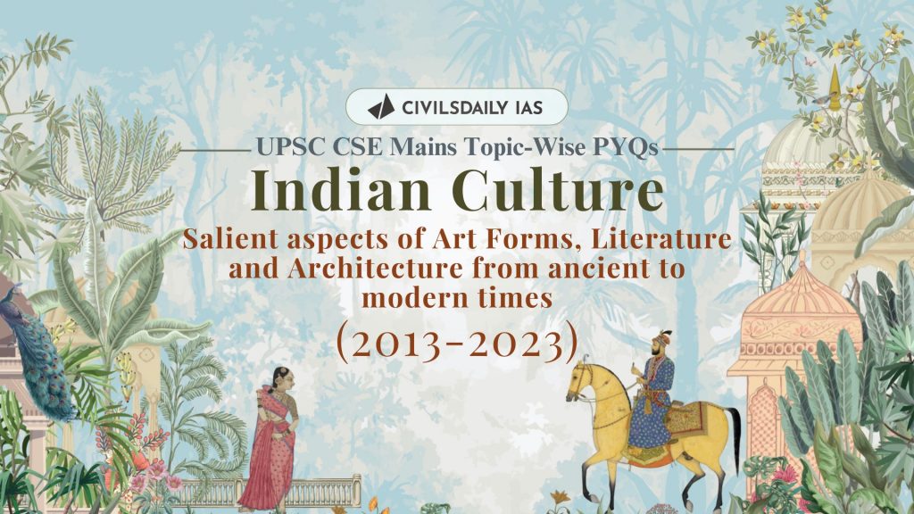 UPSC Mains Topic-Wise PYQs - Indian Culture