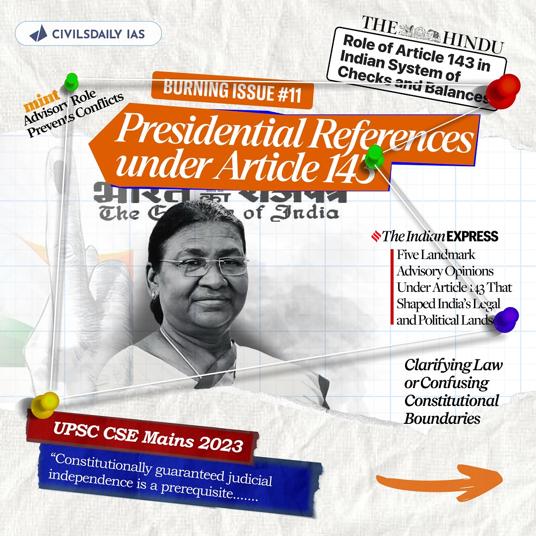 11.Presidential References under Article 143 :Clarifying Law or Confusing Constitutional Boundaries?