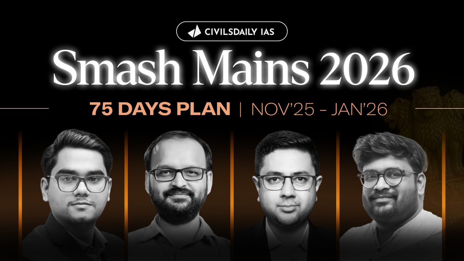 UPSC Mains Smash Mains 2026 – 75 Days Plan