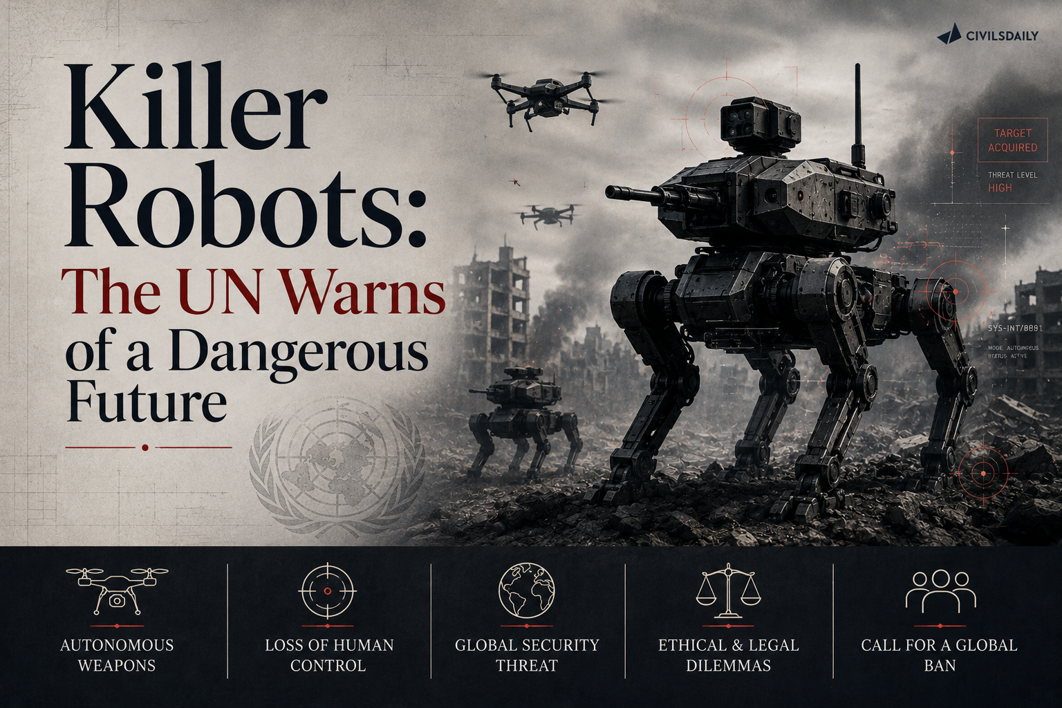 ‘Killer robots’ are closer than ever, warn UN, ICRC