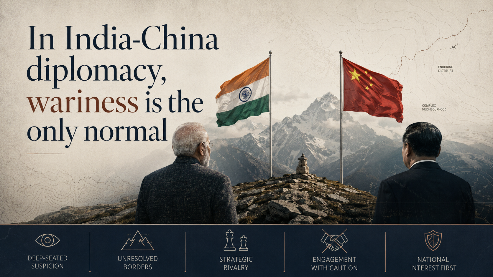 In India-China diplomacy, wariness is the only normal In India-China diplomacy, wariness is the only normal