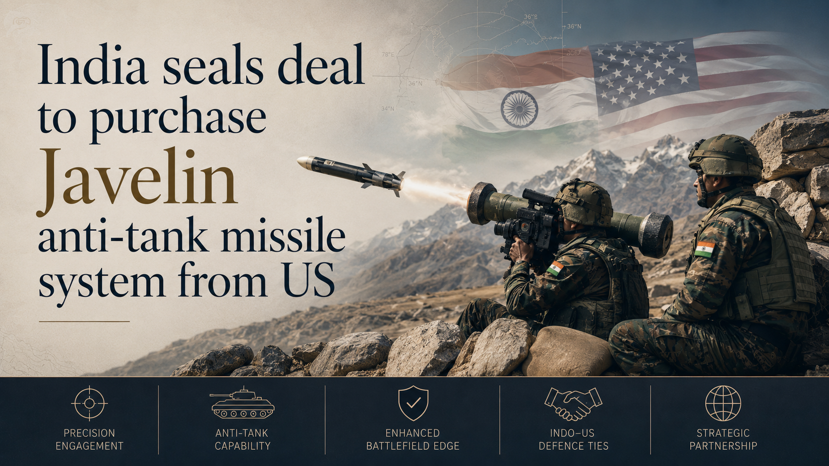 India seals deal to purchase Javelin anti-tank missile system from US