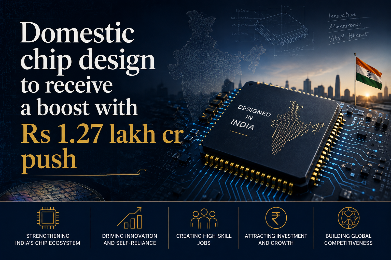Domestic chip design to receive a boost with Rs 1.27 lakh cr push
