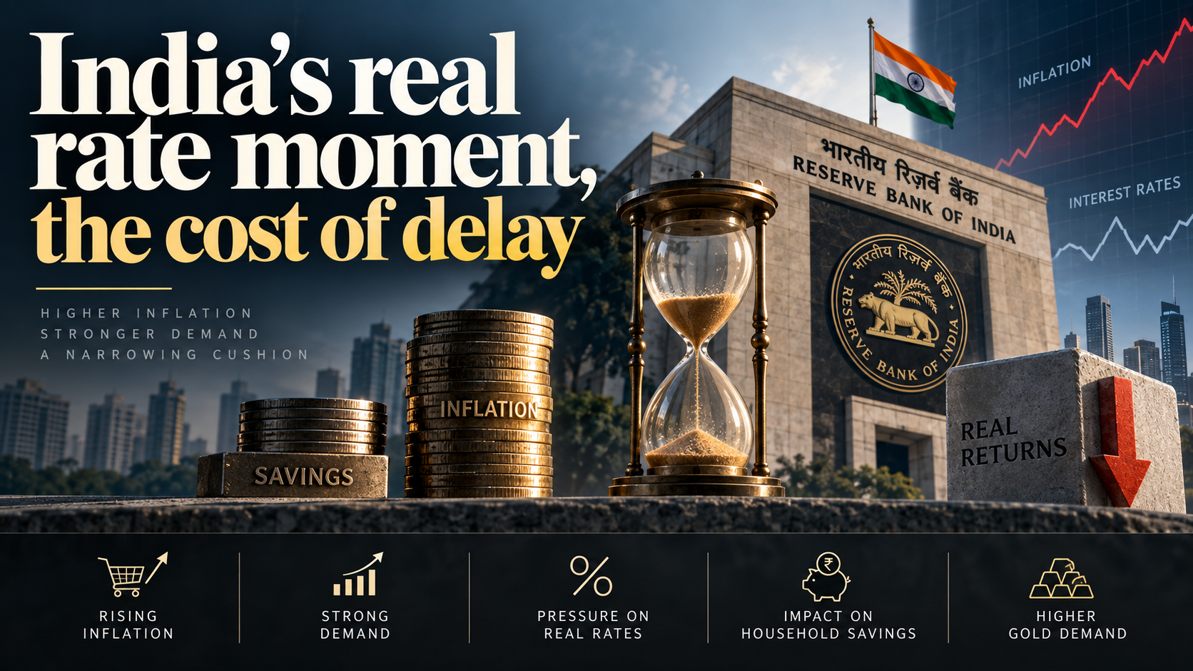India’s real rate moment, the cost of delay