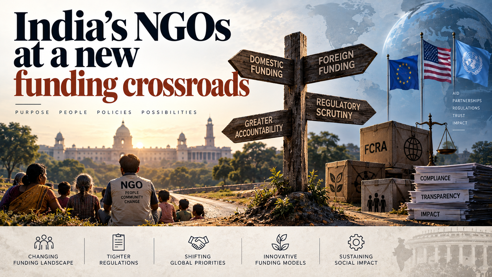 India’s NGOs at a new funding crossroads