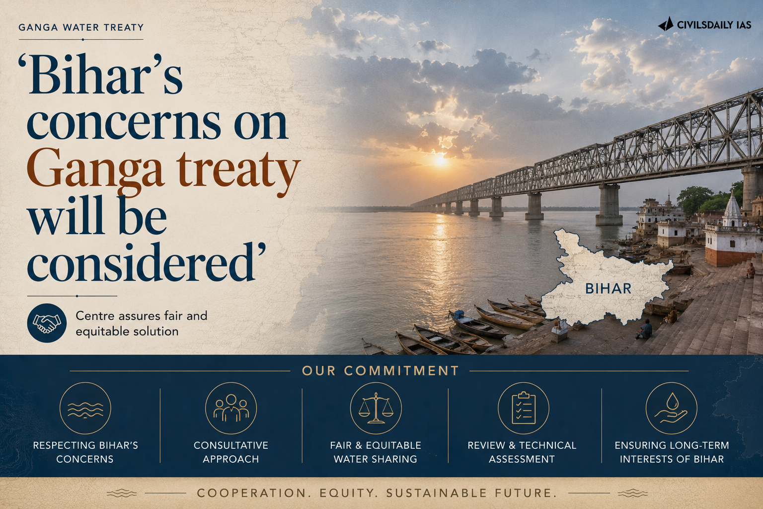 ‘Bihar’s concerns on Ganga treaty will be considered’