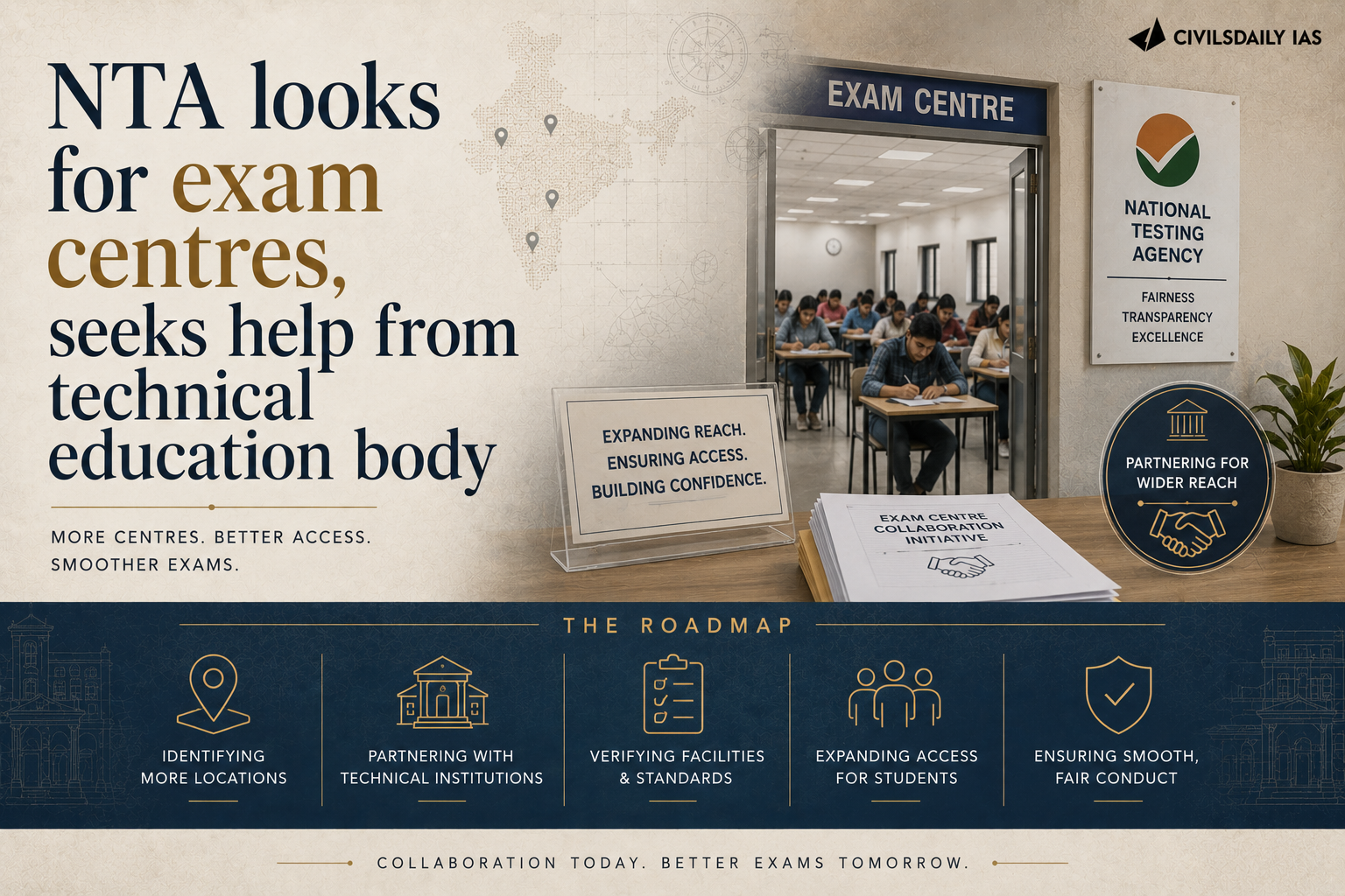 NTA looks for exam centres, seeks help from technical education body