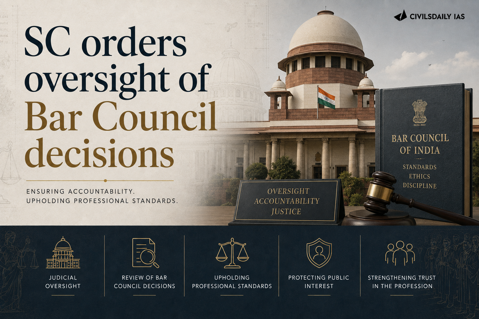 SC orders oversight of Bar Council decisions