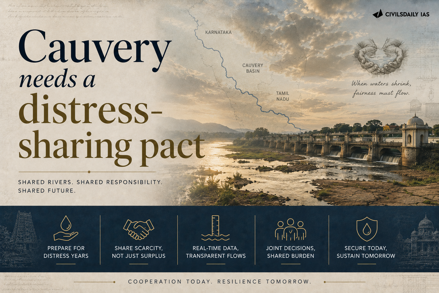 Cauvery needs a distress-sharing pact