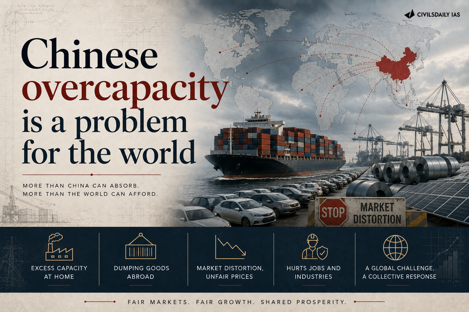 Chinese overcapacity is a problem for the world