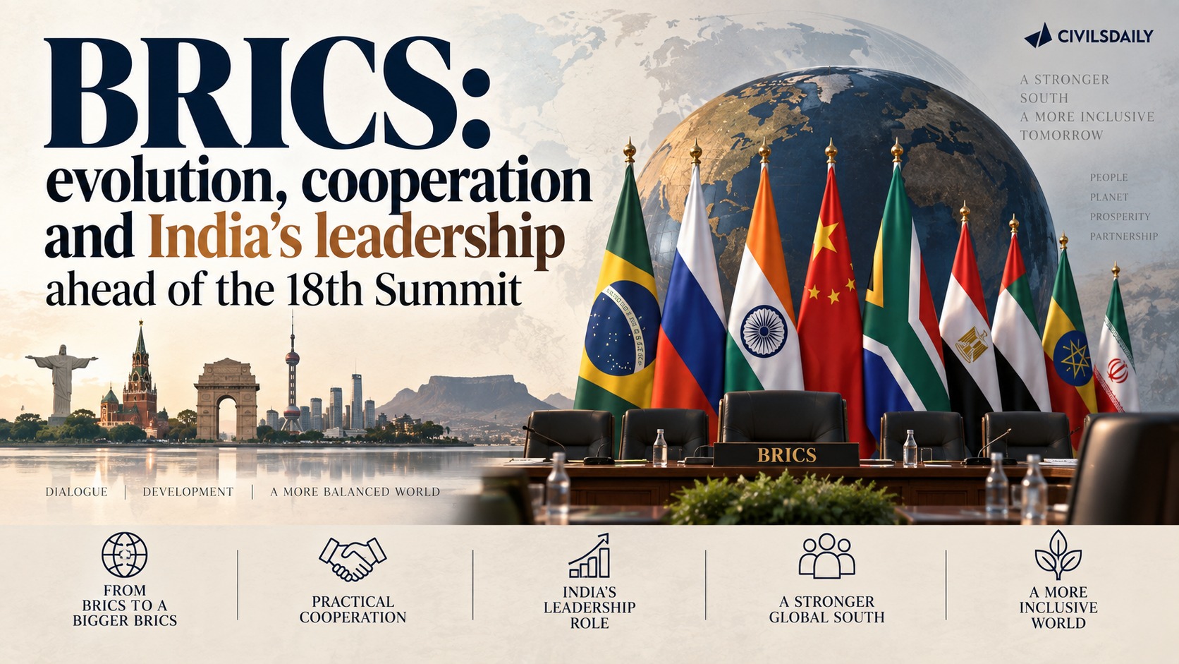 BRICS: evolution, cooperation and India’s leadership ahead of the 18th Summit