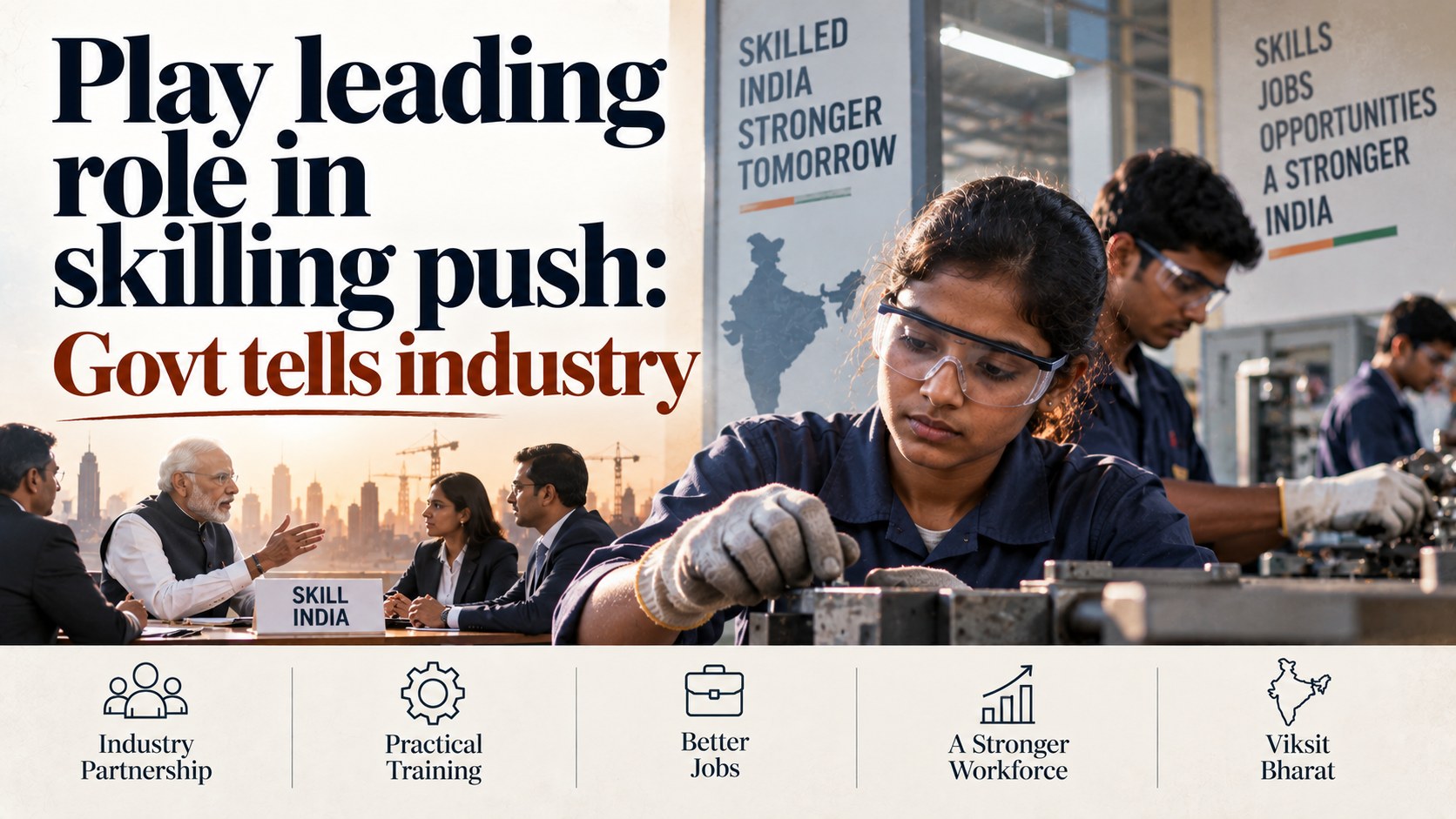 Play leading role in skilling push: Govt tells industry