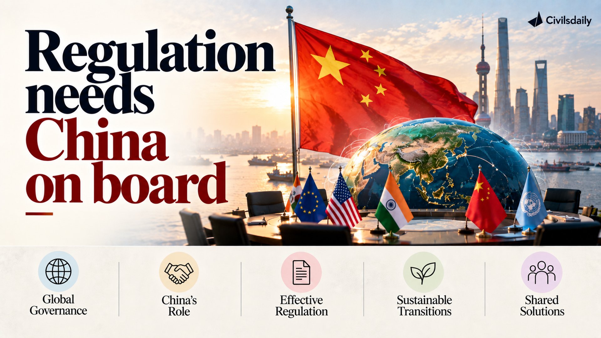 Regulation needs China on board