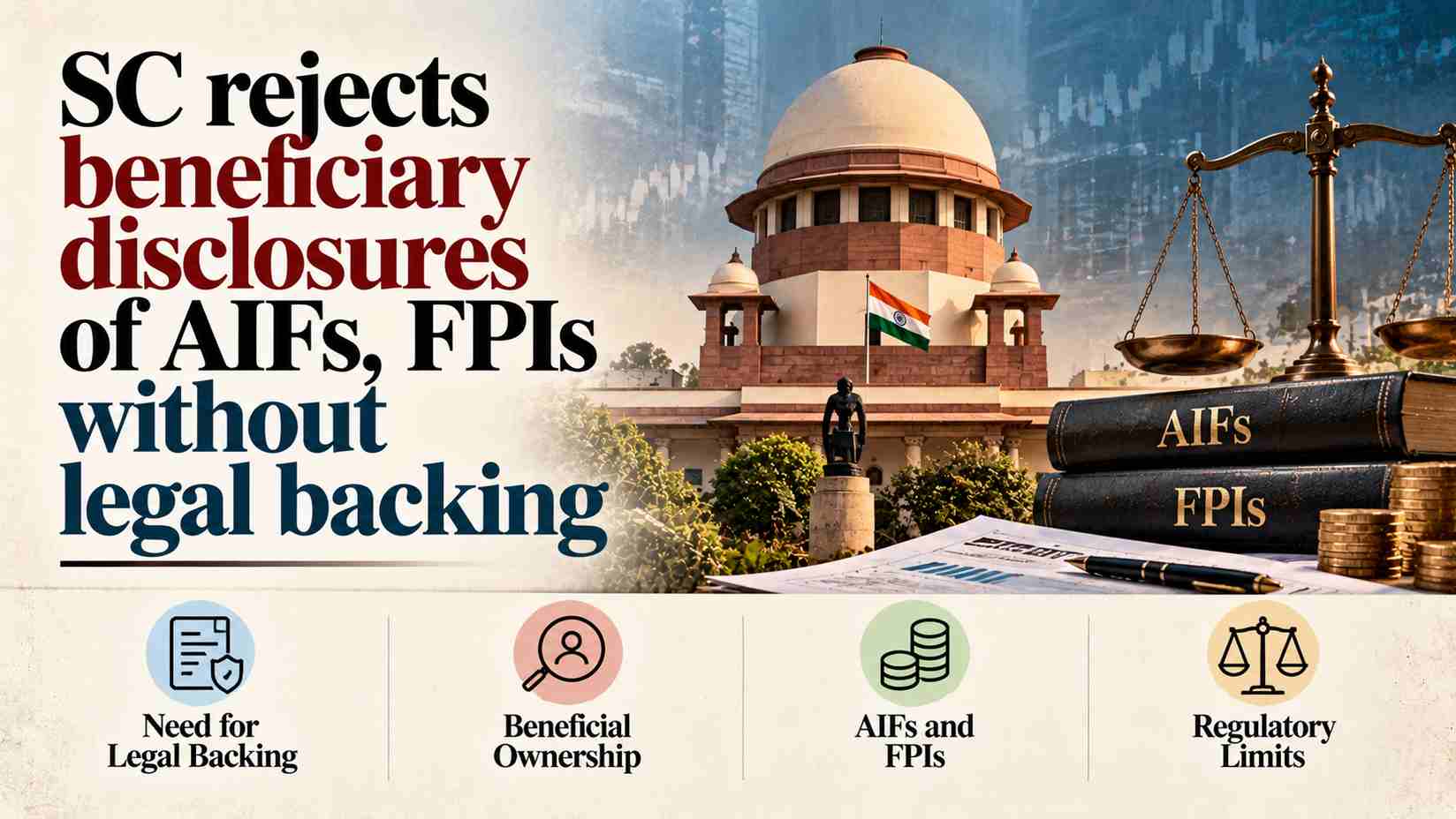 SC rejects beneficiary disclosures of AIFs, FPIs without legal backing