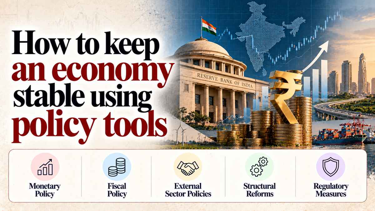 How to keep an economy stable using policy tools