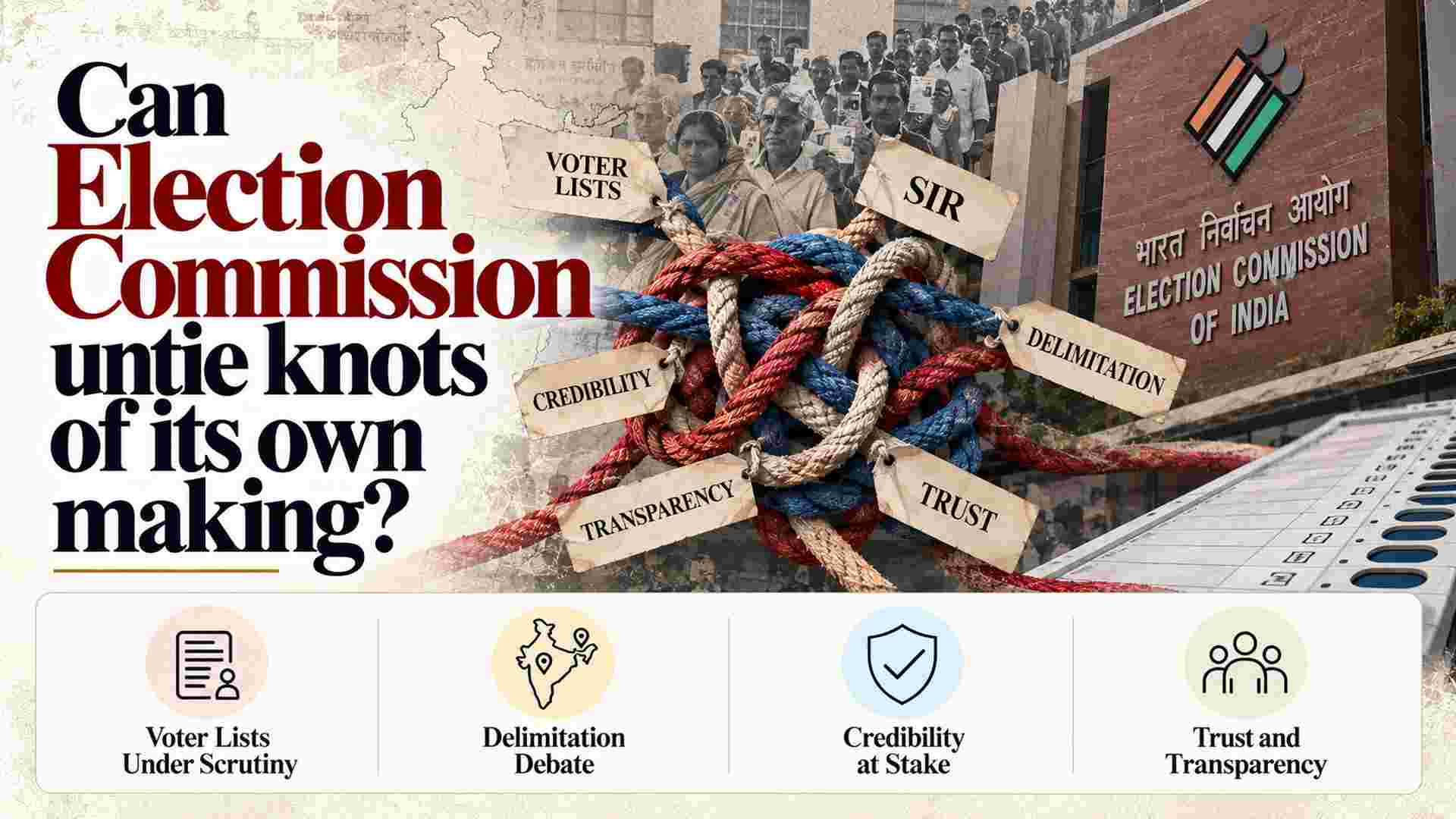 Can Election Commission untie knots of its own making? That’s the question