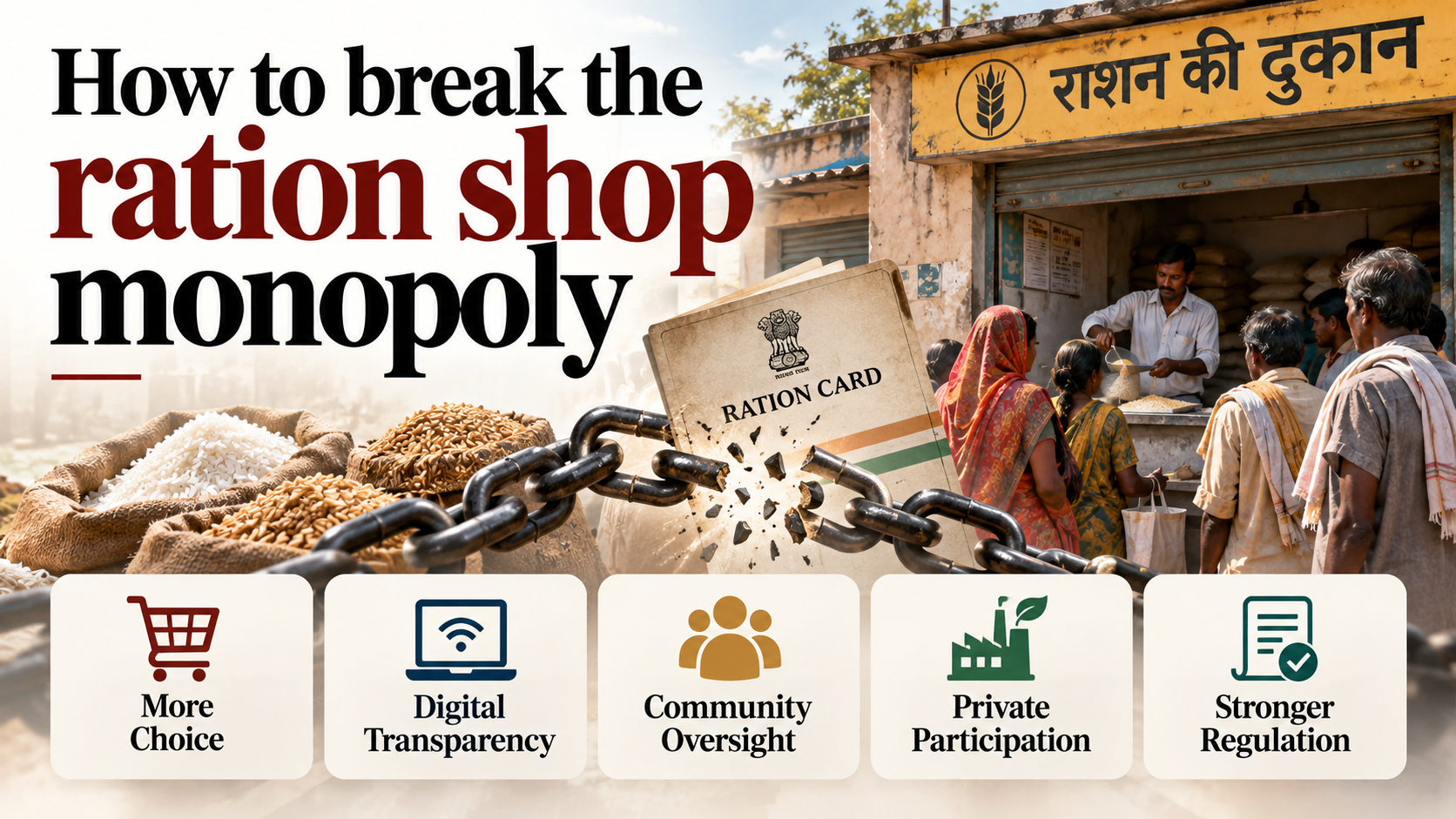 How to break the ration shop monopoly