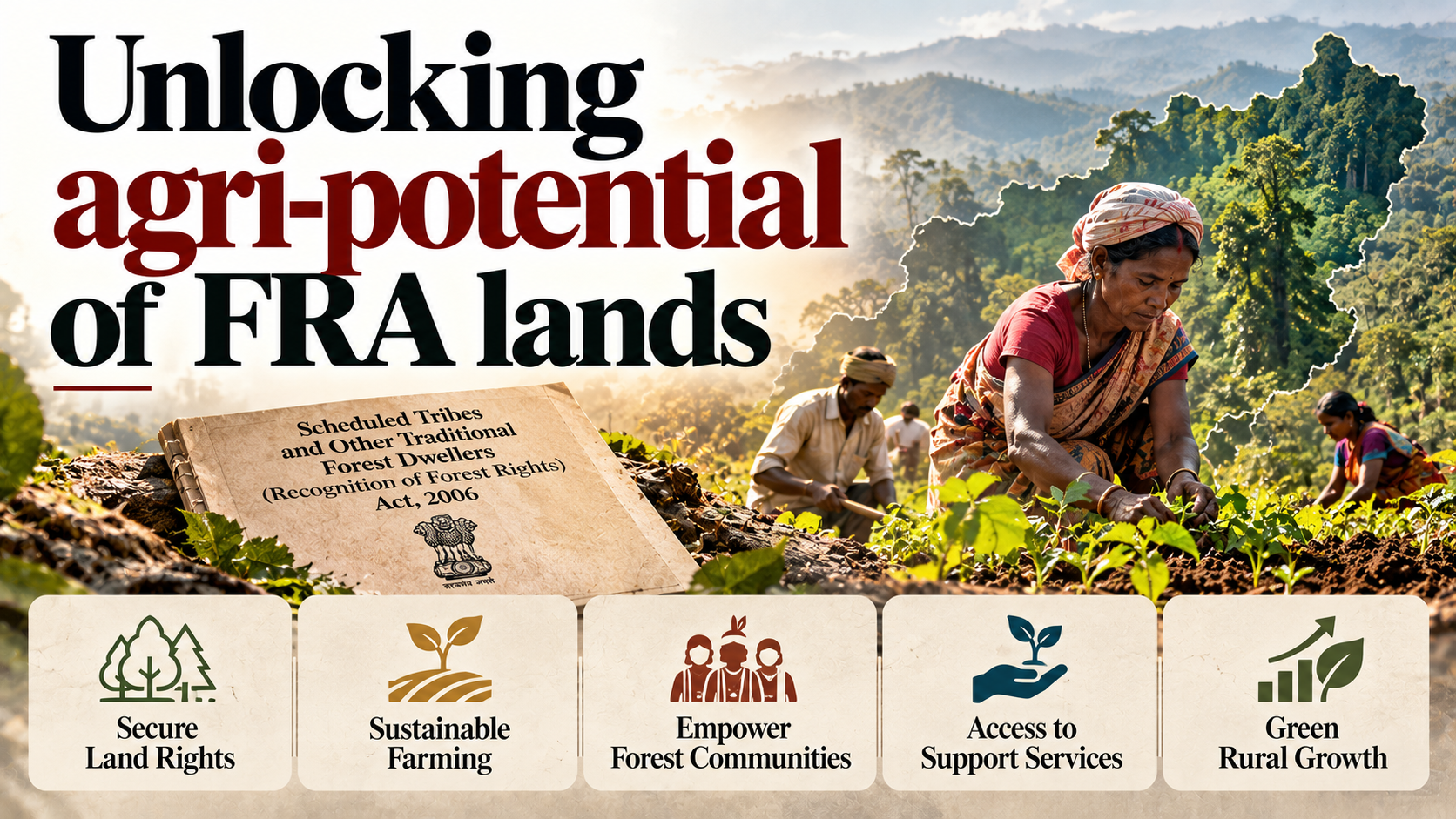 Unlocking agri-potential of FRA lands