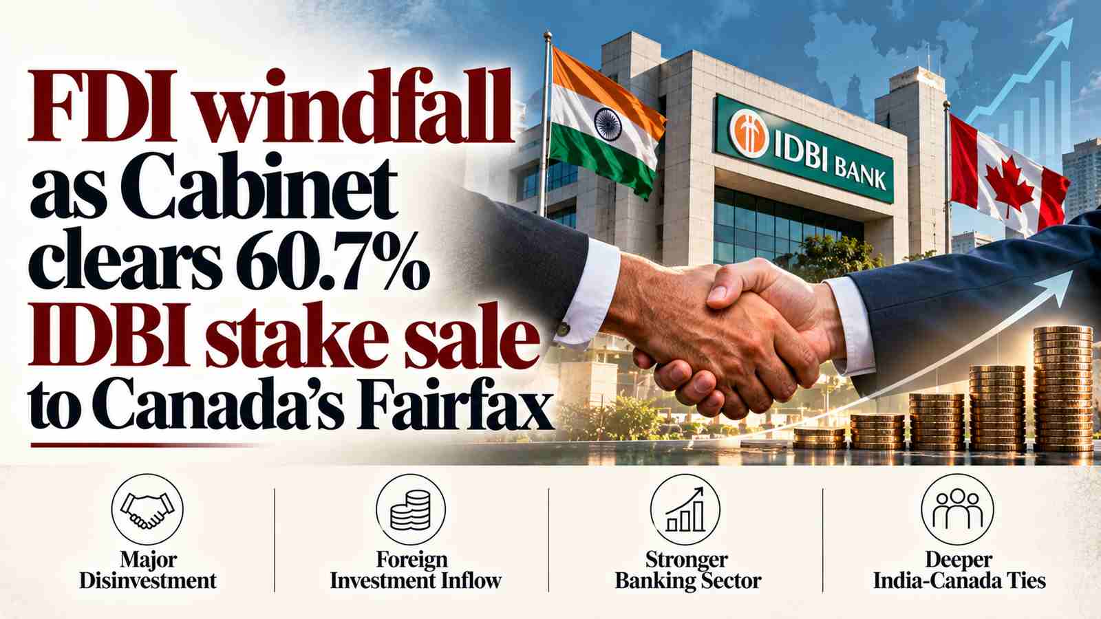 FDI windfall as Cabinet clears 60.7% IDBI stake sale to Canada’s Fairfax