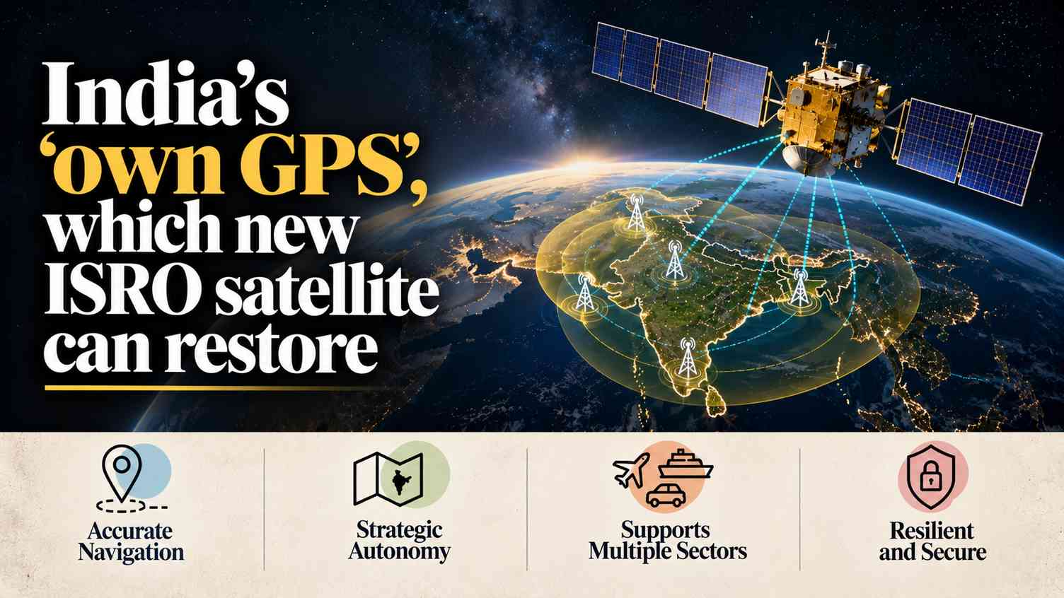 India’s ‘own GPS’, which new ISRO satellite can restore