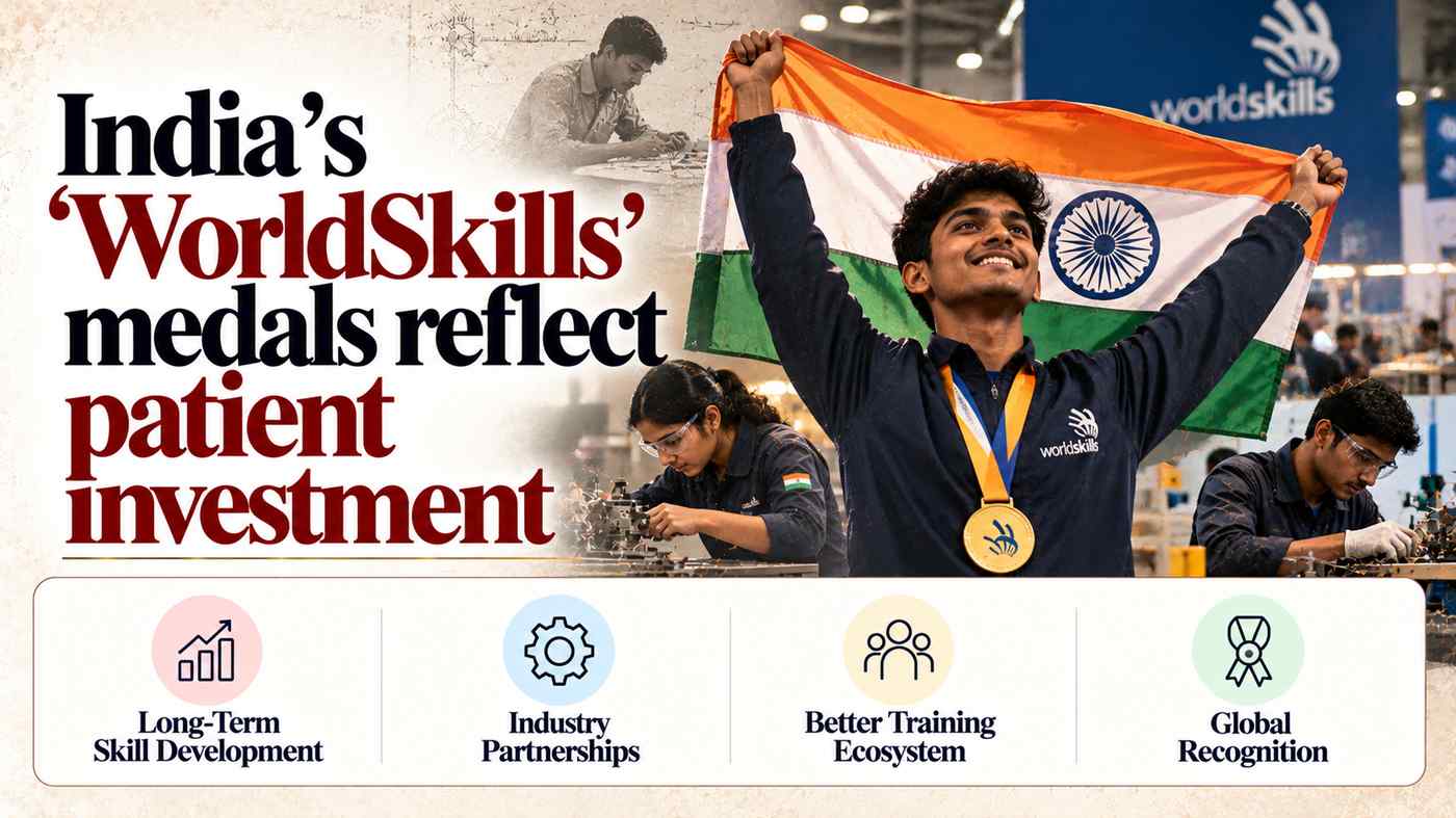 India’s ‘WorldSkills’ medals reflect patient investment