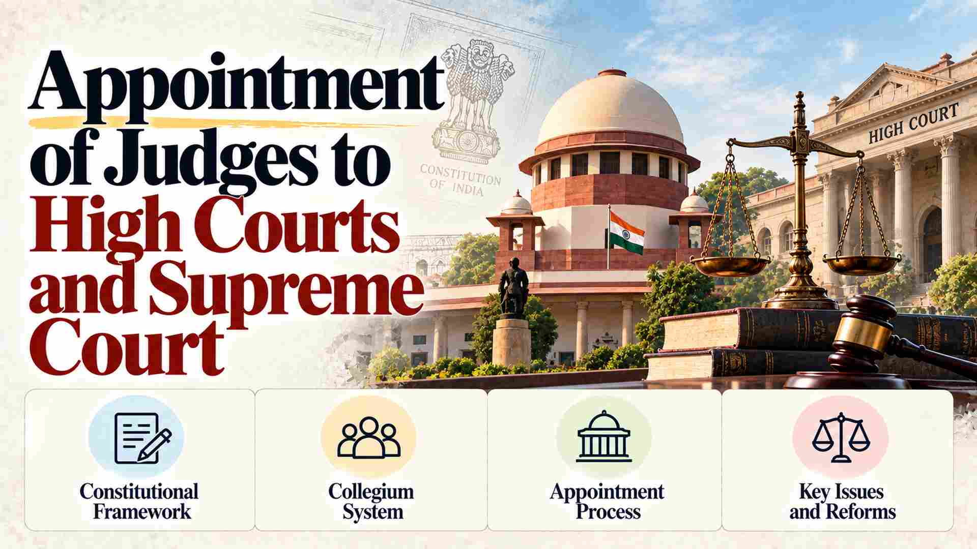 Appointment of Judges to High Courts and Supreme Court