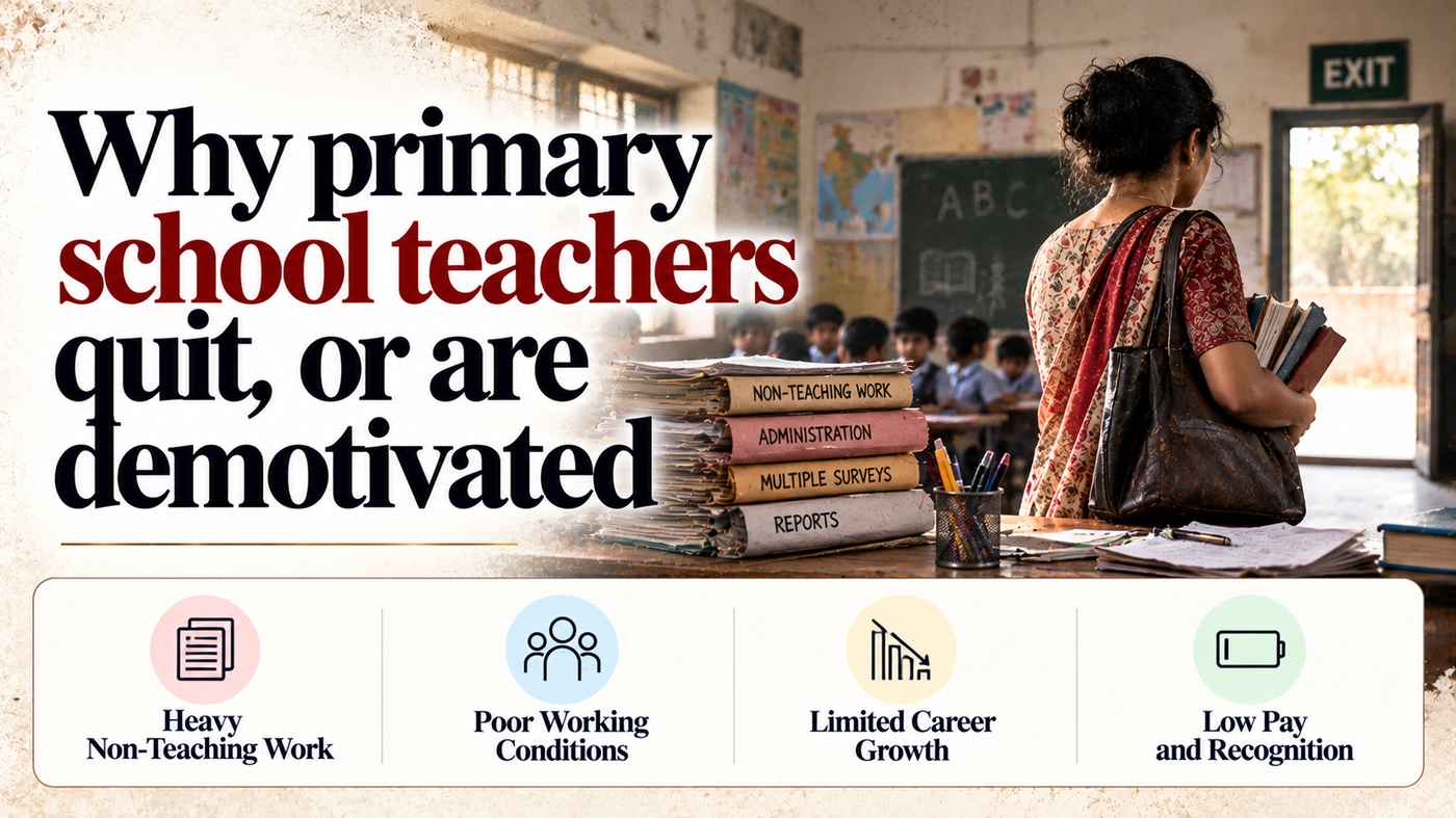 Why primary school teachers quit, or are demotivated