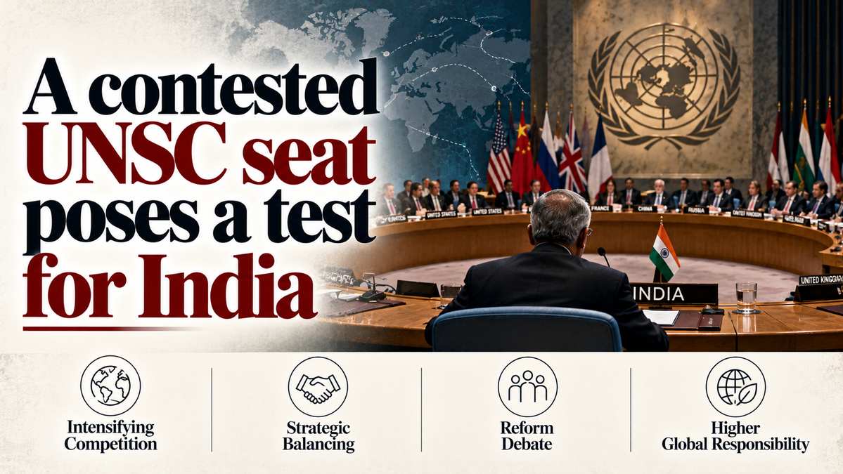 A contested UNSC seat poses a test for India
