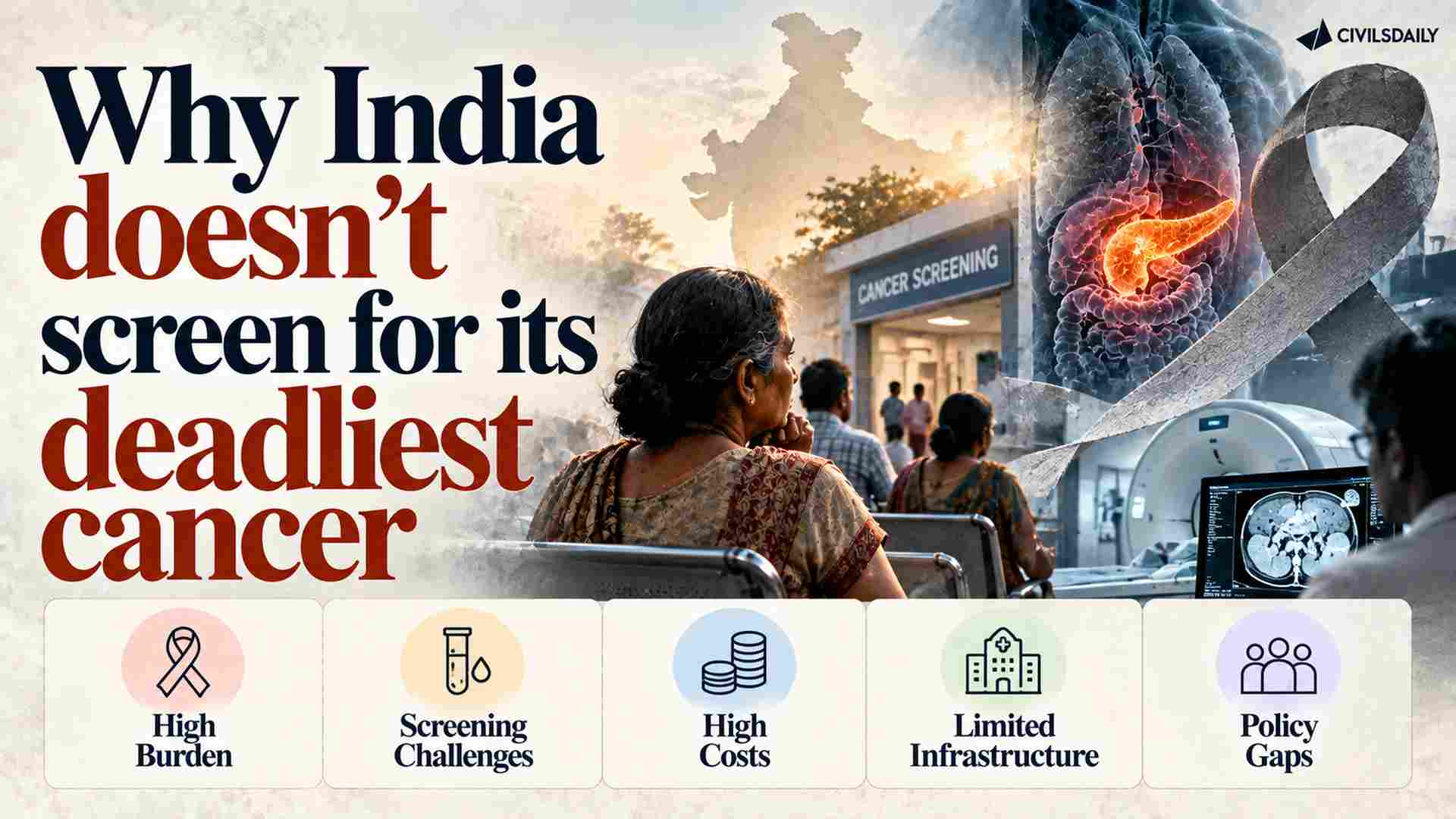 Why India doesn’t screen for its deadliest cancer